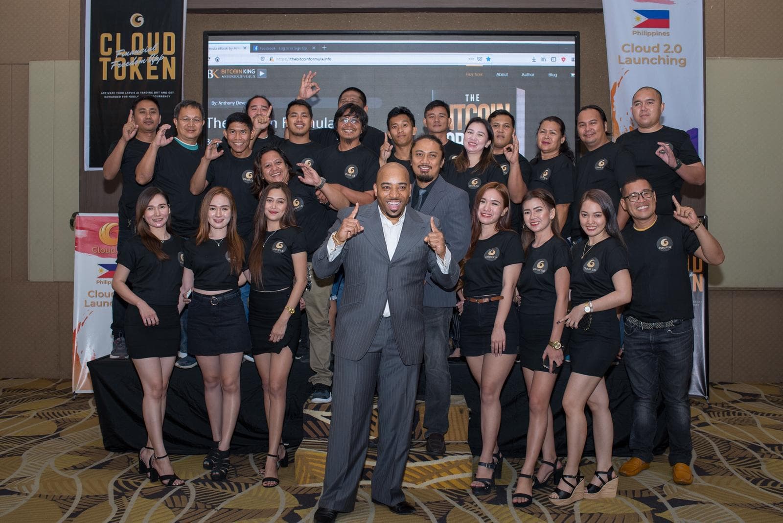Anthony Deveaux at Philippines Cloud 2.0 Launch with The Supreme Team